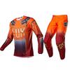 FOX Off-Road Downhill Cycling Jersey Set Breathable Quick-Dry Mountain Bike Motocross Apparel Unisex