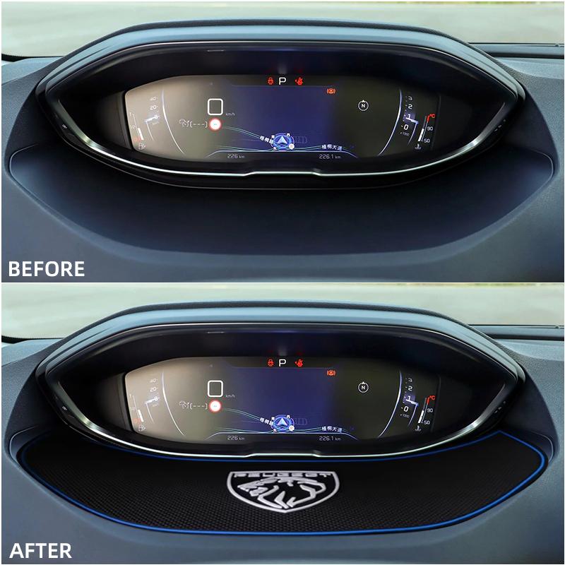 Car Dashboard Cover Anti-dirty pad Auto Non slip Dash Mat Interior Decoration Accessories For Peugeot 4008 GT 5008 2016-2023 Q3
