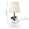 Mini Table Lamp Night Light Cute Gift Bedside Decorative Ornament White for Office Cabinet