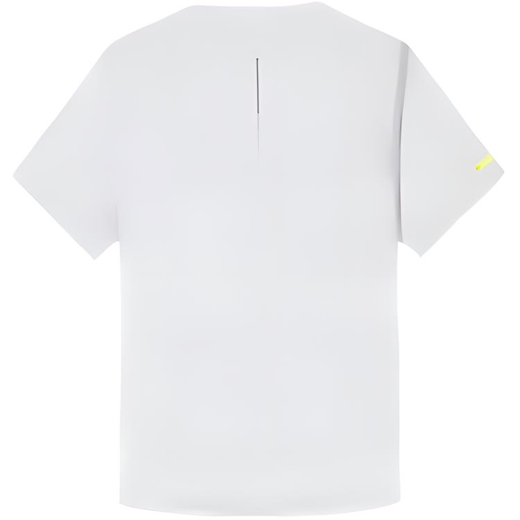 Anta Quick-Drying Breathable Round Neck Simple Comfortable Solid Color Short Sleeve T-Shirt Men Tops Clear-Wind-Gray 952525103-5