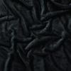 Plaid Couverture Polaire - WAVVE - 130x150cm - Noir - Microfibre - Hypoallergénique
