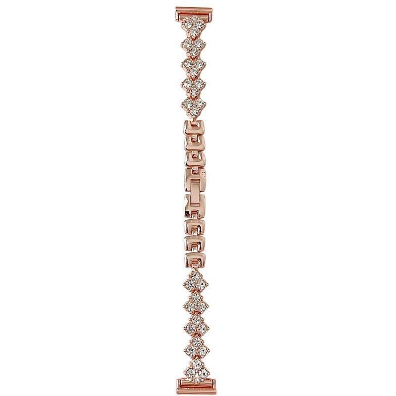

Diamond Metal Watch Band for Huawei Watch 8 9 10 Bracelet Bling Stainless Steel Wristband Strap for Huawei Fit 3 4 Pro Correa 18mm розового золота