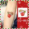 Ruikalong Christmas Cartoon Temporary Tattoo Stickers for Face and Arms