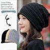 Women'S Beanie Hat Fashionable Chunky Slouch Cap With Elastic Ear Warmers Hand Washable Lightweight For Autumn