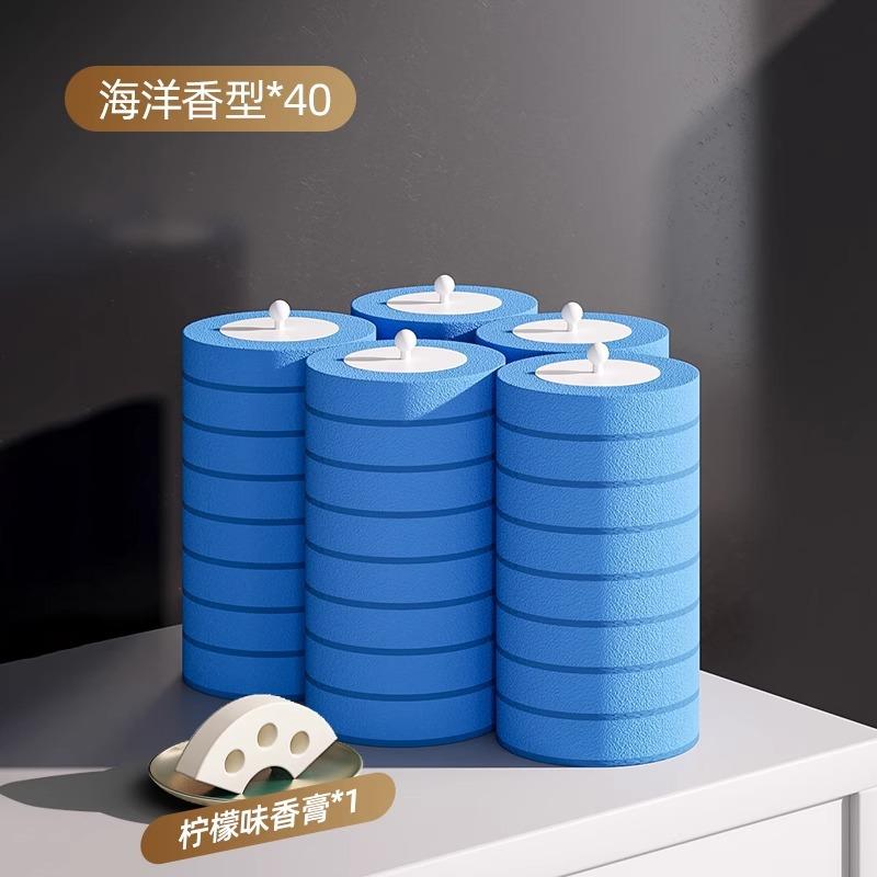 Disposable toilet brush household non-punching wall-mounted cleaning brush head disposable toilet artifact replacement head set