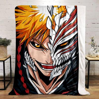 Fierce Anime Dual Mask Design Blanket Print Blanket Soft and Cozy Perfect for the Living Room Bed Sofa or a Nap,gift