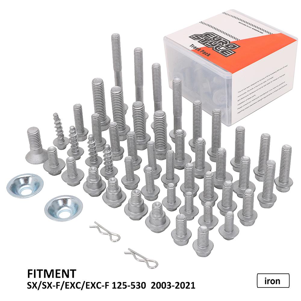 Motorcycles Fairing Fender Screw Bolt Kit Set For KTM SX XC XCW SXF EXC EXCF 125 150 200 250 300 350 450 500 530 2003-