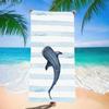 Vibrant Graphic Summer Chic Beach Towel - Ultra Absorbent Fast Drying Microfiber Bath Blanket Idea for Picnic Seaside