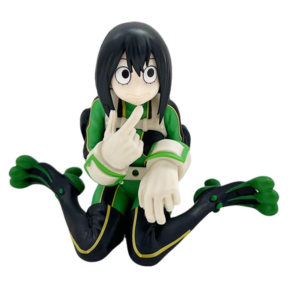 

Hot My Hero Academia 6Pcs Q-Version Figurines Midoriya Izuku Todoroki Shoto Tsuyu Asui Standing Pose Collectible Model Ornaments