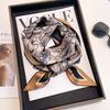 Fashion Print Hair Ribbon Scarf Women Neck Tie Bag Scarfs Satin Silk Skinny Headscarves Ladies Foulard Floral Bands New