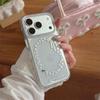 Korean Style Transparent Flower Bowknot Case for iPhone 17, 16 Pro Max, 15, 14 - High-End Feel
