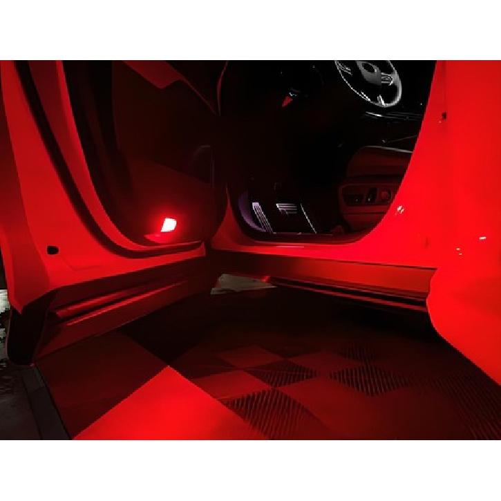 Red 18-SMD Full LED Side Door Lights For Toyota 22+ Tundra/Sequoia Lexus GX550