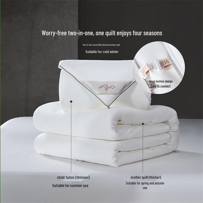 Water Lily Home Textiles Class A Mulberry Silk Two-in-One Duvet