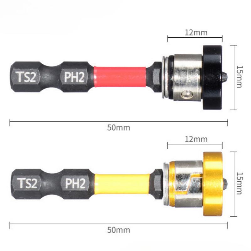 50mm Drywall Screw Bits Positioning Screwdriver Bits for Gypsum Board Plasterboard Locating Batch Head Drilling Tool