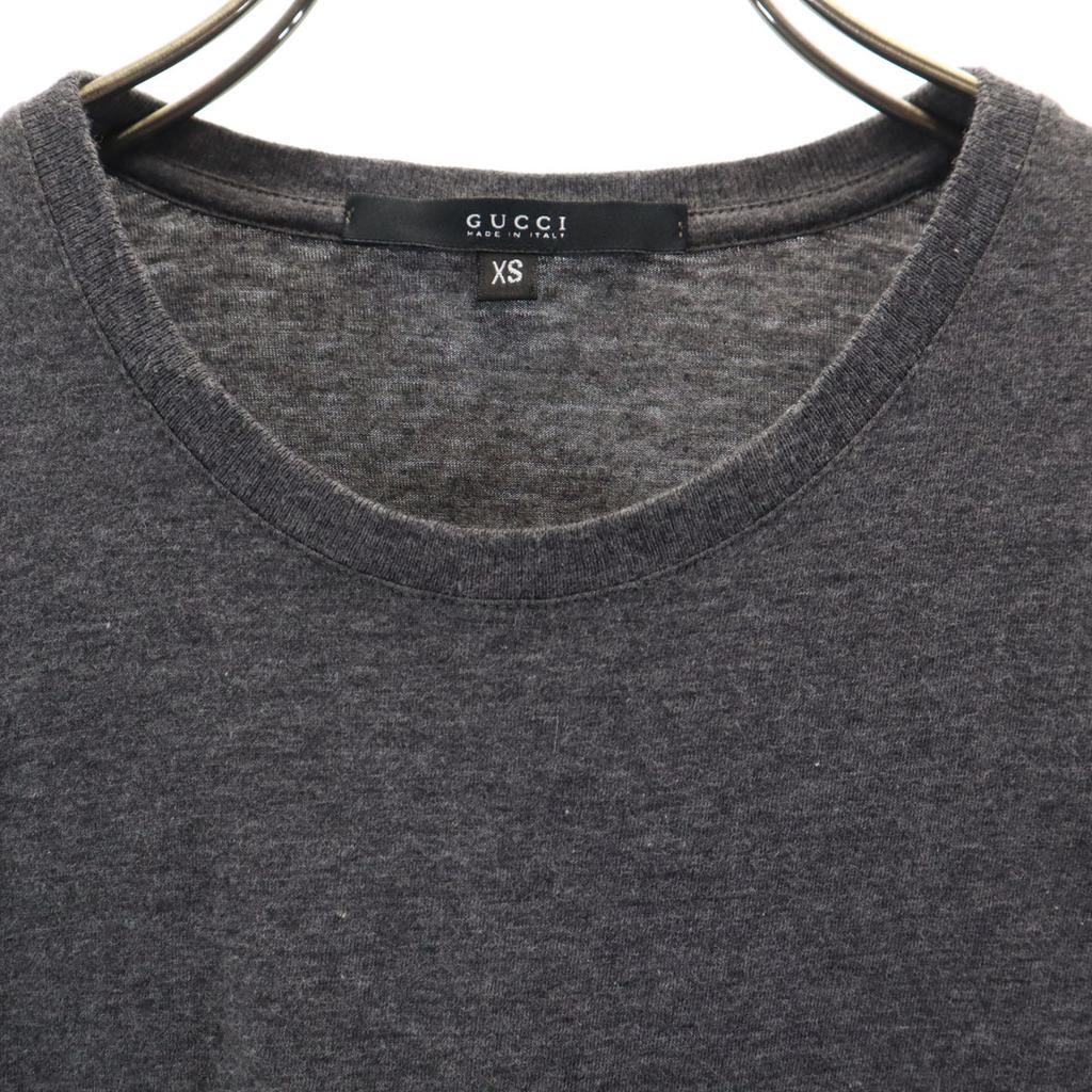 Gucci Made In Italy Short Sleeve T-shirt XS Charcoal Gray Poke T Men's Used