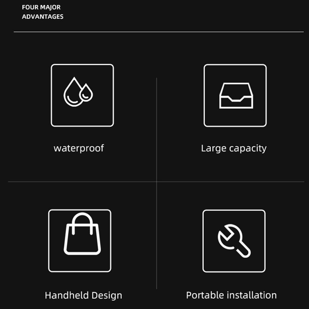 Water Resistant Cycling Panniers Bag Large Capacity Cycling Rear Seat Bag for Cycling Rear Rack