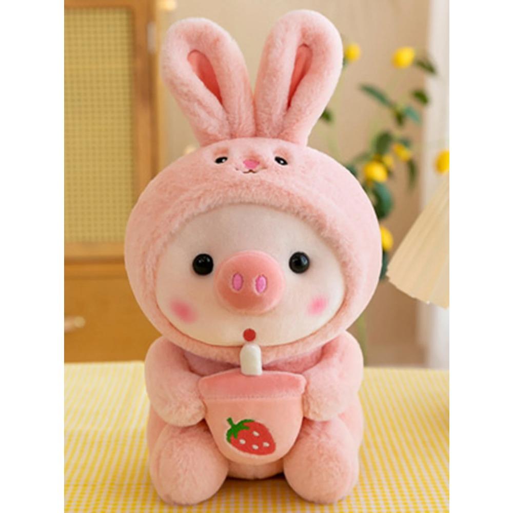 30cm Plush Lulu Pig Toys Pink Animal Stuffed Plush Cartoon Toys for Boys Girls Birthday Christmas Gifts
