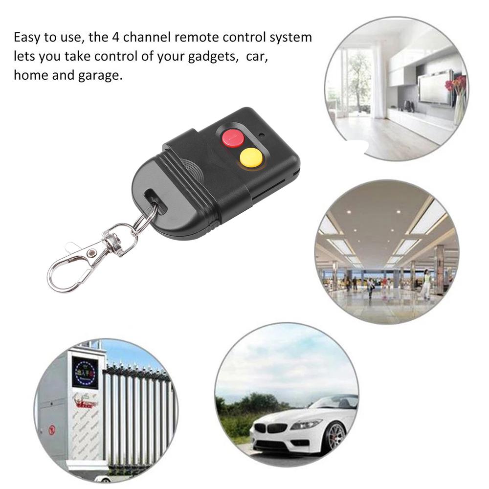 433MHz 330MHz  2 Keys RF Wireless Remote Control 8 Dip Switch Auto Gate For Gate Garage Door Opener Universal Remote Control