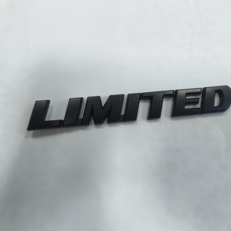 1pc Universal Car LIMITED Edition Emblem Car Body Decoration Sticker 3D Car Trunk Badge Sticker ABS Auto Exterior Accessories