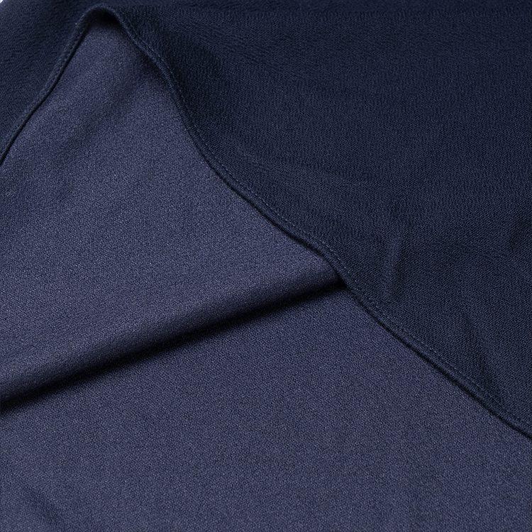 Coach Long Sleeved Dresses Women's Navy Crew Neck Moderate Mid Length C5493-NAV