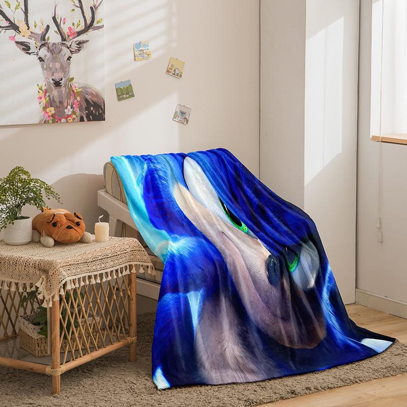 Cartoon Sonic Series Double-Sided Flannel 3D Digital Printing Blanket Blanket