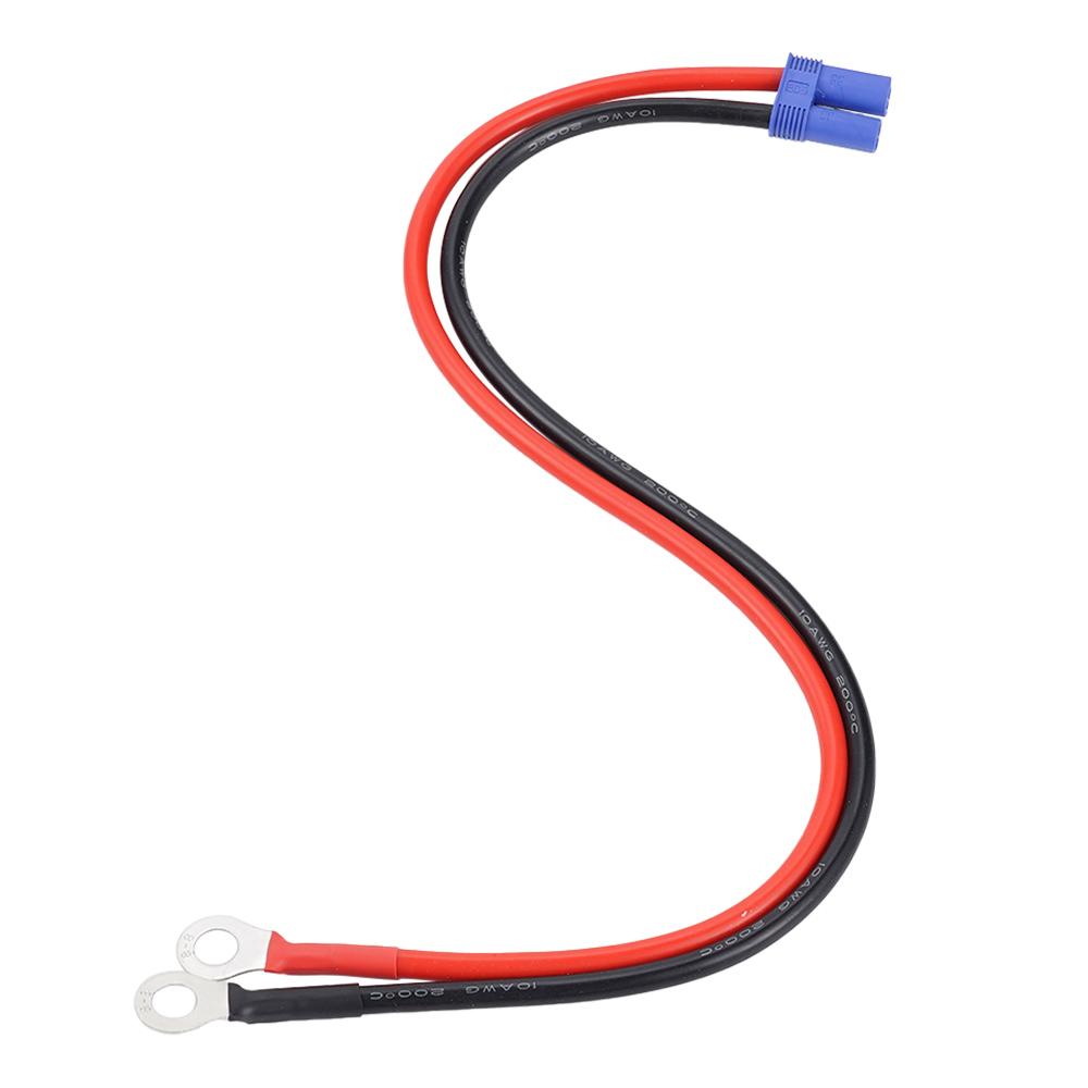 10AWG 40cm EC5 To O-Type Terminal Line Charging Cable For Car Motorcycle Emergency Power Cord EC5 Adapter Cord Conversion