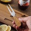 Acacia Wood Cheese Board Set with Stainless Steel Knives and Forks - Ideal for Snacks and Cutlery.