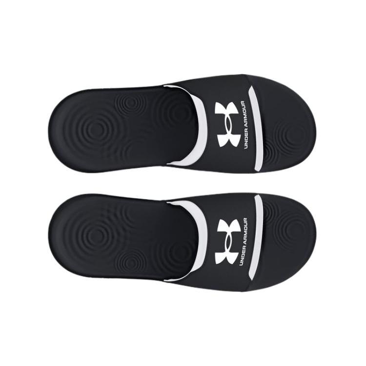 Under Armour Ignite Slide Slippers Men's Black White 3027219-001