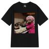 Funny Housewife Cat Meme TShirt Unisex Women Vintage Tops Shortsleeved Fashion Harajuku Casual Cotton Tshirts