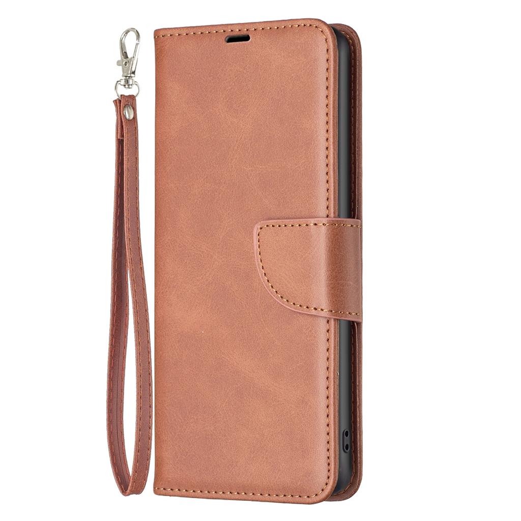 For Xiaomi Redmi Note 13 Pro 5G/Poco X6 5G Leather Wallet Case Solid Color Stand Phone Cover