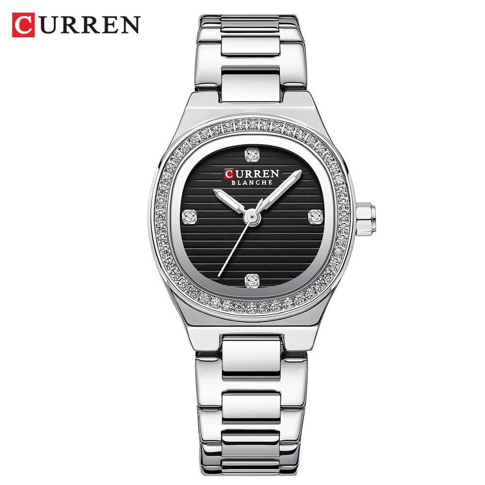 CURREN 9101 Women's Square Dial Quartz Casual Wristwatch