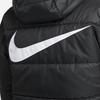 Nike Logo Patch Single Direction Zip Plain Cotton Hoodie Women Outerwear Black DJ6996-010