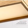 Nowoczesny Minimalistyczny Drewniany Żyrandol LED