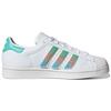 Adidas Originals Superstar Low Top Sneakers Women Sneakers White Green Blue GZ2798