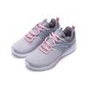 Li Ning Cloud 5 V2 Cushioning Low Top Running Shoes Women's Muddy Gray Purple ARHP008-3