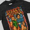 100% Cotton T-shirt Mens Tees Top Mit Street Fighter Motiv Chun-Li Und Cammy Gaming Sega Gamer Nintendo
