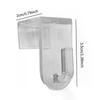 Transparent Hooks String Lights Clip Holder Home Cabinet Drawers Hook Heavy Duty Plastic Hooks For Secure Hanging On Window Door