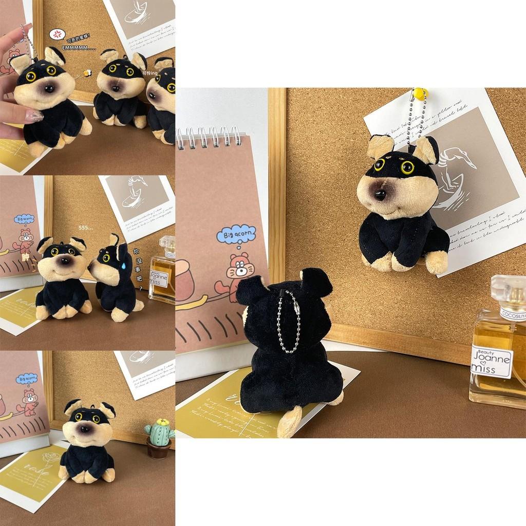 Adorable Bee Dog Plush Keychain Cute Stuffed Animal For Bags And Gifts 10cm