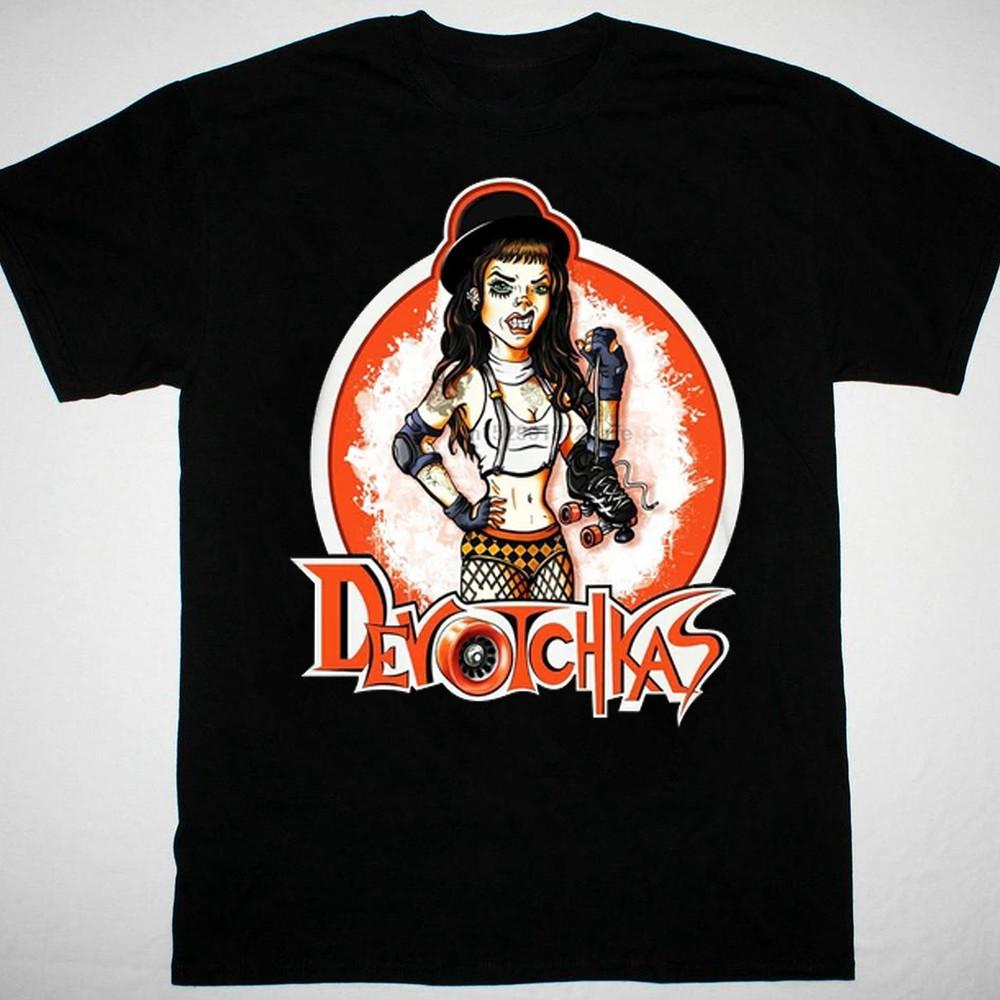 The Devotchkas band T-shirt caricature black Cotton All sizes XX190 Unisex T-Shirt XL
