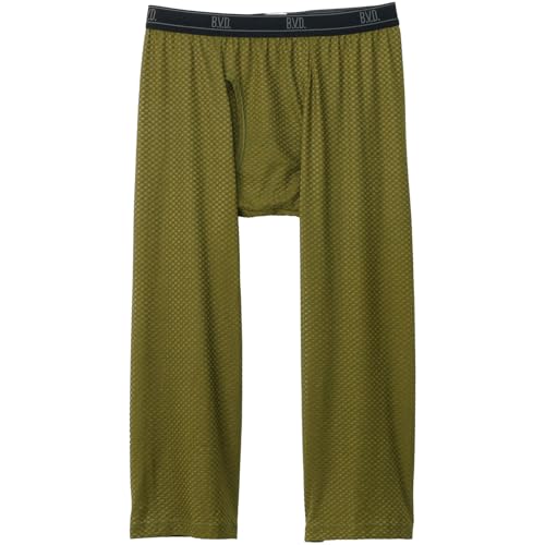 B.V.D. (Bee-Vee-Dee) Men's Air Mesh Dry Plus Knee-Length Leggings - Moisture-Wicking, Quick-Drying, Breathable.