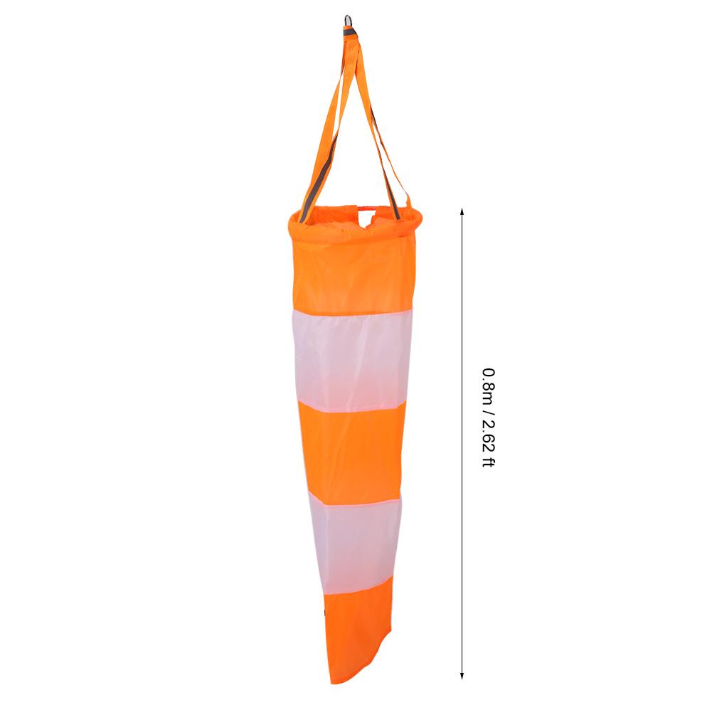 Nylon Airport Windsock Rip Stop Outdoor Wind Measurement Sock Bag with Reflective Belt