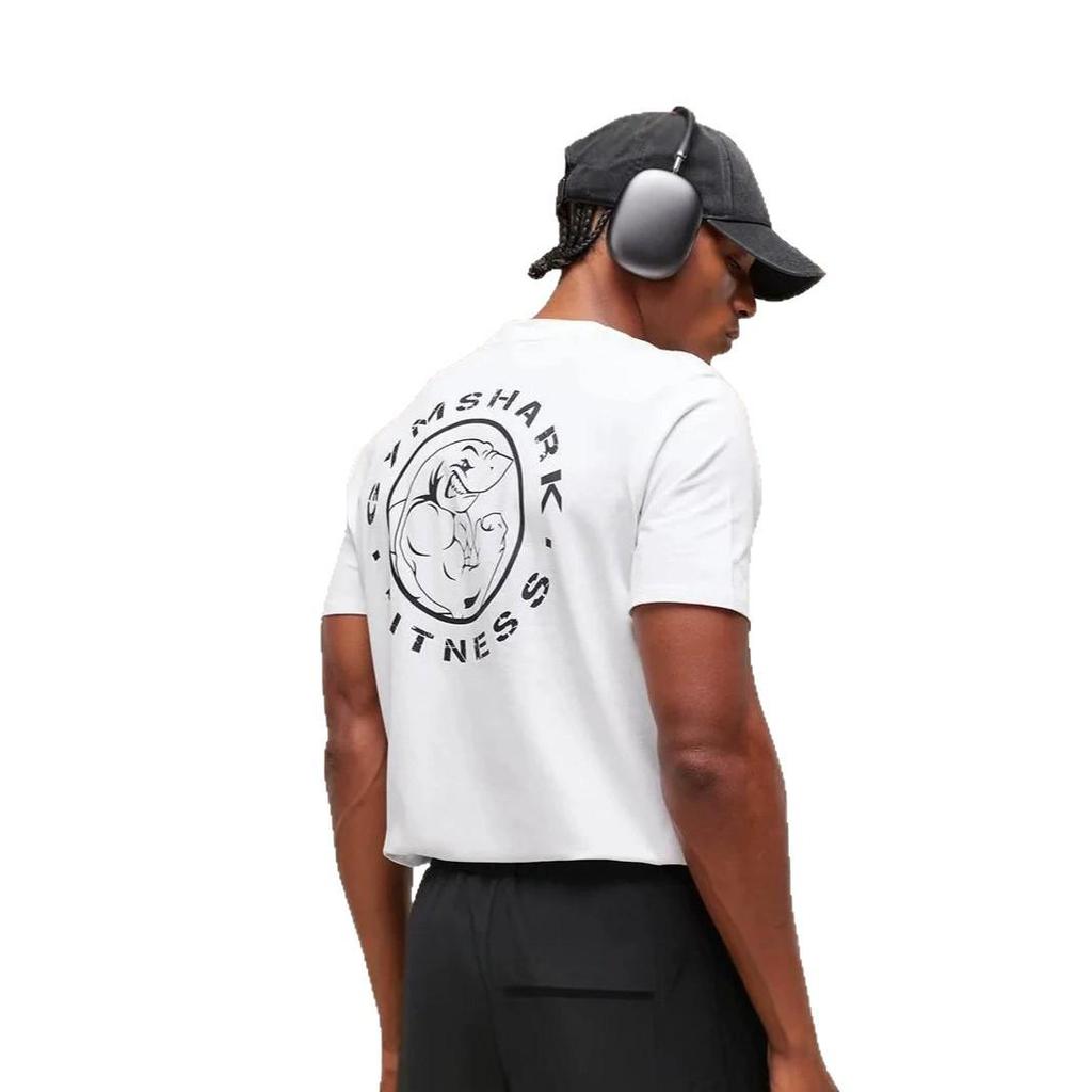 Men's Summer Casual Printed Cotton T-Shirt - Round Neck, Short Sleeve, Breathable Fitness Wear