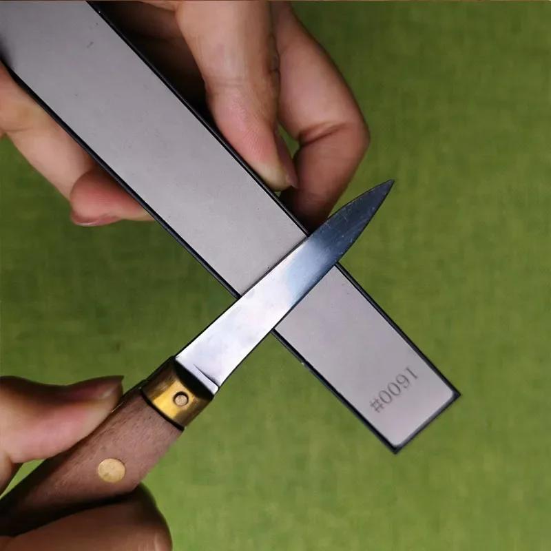 6-Piece Diamond Sharpening Kit - Professional Multi-Grit Whetstone Set with Angle Guide & Case for Knives, Tools, Outdoor Gear