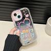 Happy Smile Face Mirror Phone Case for Apple 11-16 Pro/Promax (Female)