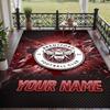 Custom Text Printed Rug Brentford Football Non Slip Floor Carpet For Home Room Decor