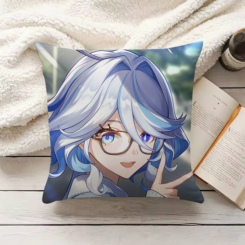 FFurina Genshin Impact Various Sizes Square Pillow Case For Car Home Bedchamber Decor