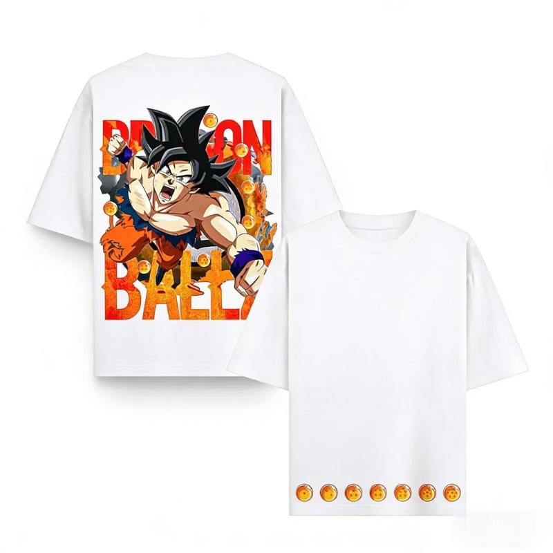 Dragon Ball Goku Anime T Shirt Men Women Cotton Short Sleeve Tee Summer Graphic Print Cartoon Streetwear Casual Tops 2026 Y2k