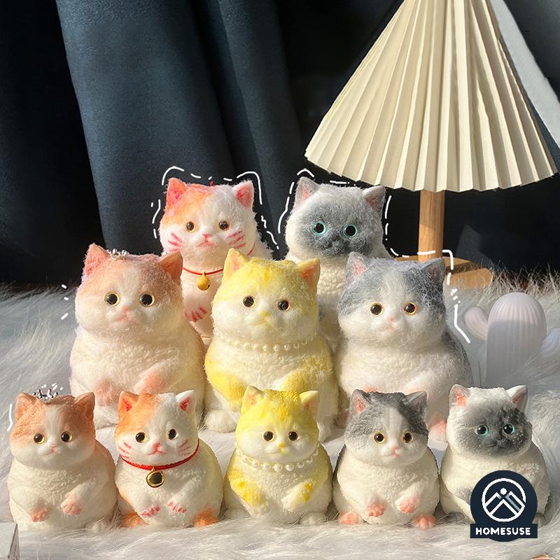 1Pc Cute Claw Toy Chubby Cat Orange Cat Siamese Cat Plush Soft Girl Child Birthday Gift Fidget Soft Toy Pet Ornament