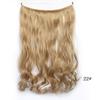 Luxurious Women Hair Extensions Long Wavy Synthetic Hairpiece 45cm For Effortless Elegance