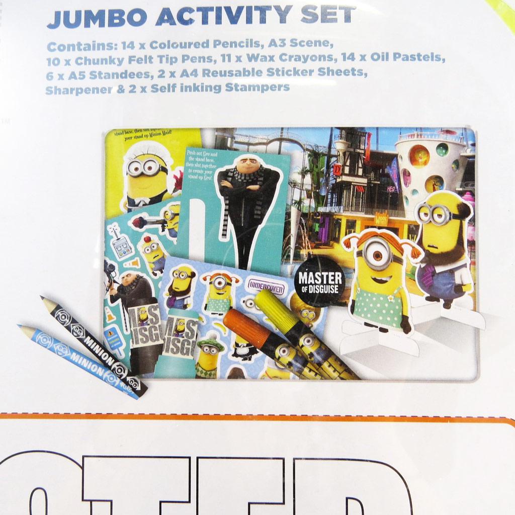Minions [M8331] - Set d'activité jumbo 'Minions' (62 pièces) 43x33 cm